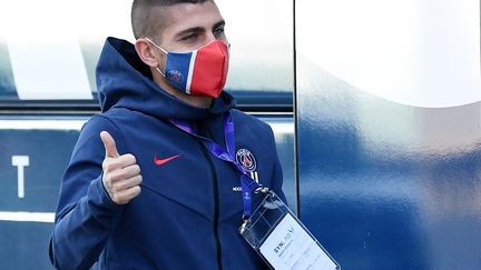 Sans Verratti, le PSG a réussi à se frayer un chemin vers la finale. (FRANCK FIFE / AFP)