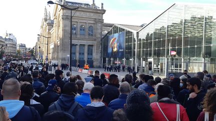 Le parvis de la gare du Nord à Paris le 27 octobre 2021. (FRANCEINFO)