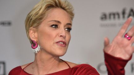 Sharon Stone arrive au gala de l'amfAR au Cap d'Antibes
 (ALBERTO PIZZOLI / AFP)