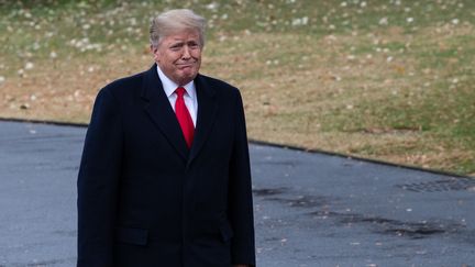 Le président américain Donald Trump, le 26 novembre 2018 à Washington DC. (NICHOLAS KAMM / AFP)