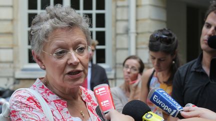 La virologue Françoise Barré-Sinoussi, prix Nobel de médecine en 2008, le 19 août 2010 à Matignon. (PIERRE VERDY / AFP)