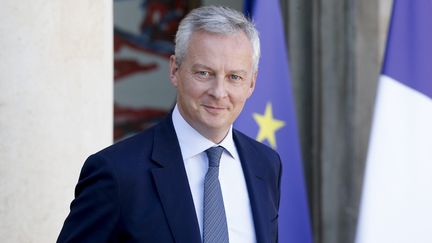 Le ministre de l'Economie, Bruno Le Maire, à la sortie du conseil des ministres le 12 septembre 2018. (LEON TANGUY / MAXPPP)