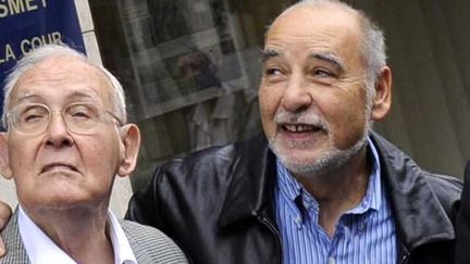 Robert Sabatier (à gauche) et Tahar Ben Jelloun (à droite) en 2009
 (Pol Emile / Sipa)