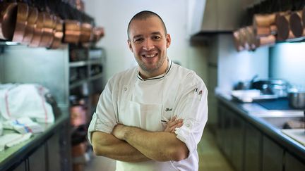 Guillaume Gomez, chef des cuisines de l'Elysée, est le parrain de la 4e édition de la Fête de la Gastronomie
 (MARTIN BUREAU / POOL / AFP)