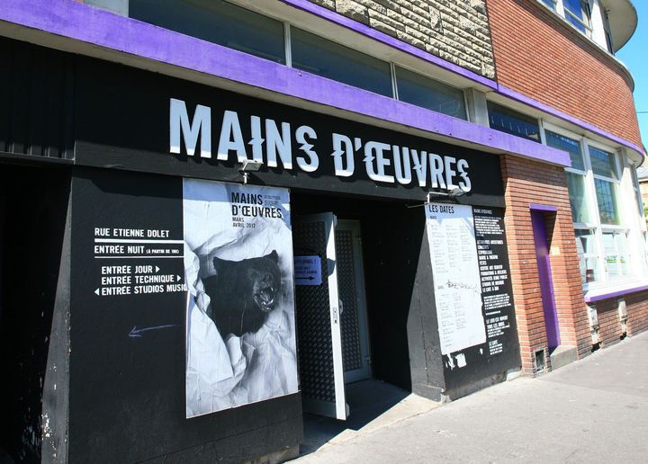 Le lieu culturel Mains d'Oeuvres à Saint-Ouen.
