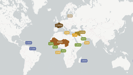 Où sont déployées les forces armées françaises dans le monde ? (NICOLAS ENAULT / CARTO)