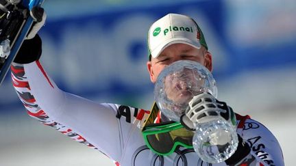 L'Autrichien Klaus Kröll a remporté le globe de cristal de la descente 2012