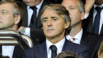 L'entraîneur italien Roberto Mancini