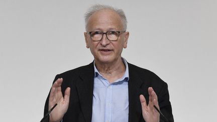 Alain Fischer, nouveau président de l'Académie des sciences, ici en janvier 2021 (BERTRAND GUAY / POOL)