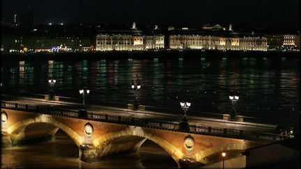 Bordeaux, vue de nuit (illustration). (COTTEREAU FABIEN / MAXPPP)