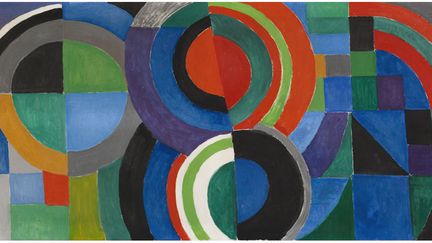 Sonia Delaunay, "Rythme Couleur", 1964
 (Pracusa 2013057 © Musée d&#039;Art Moderne de la Ville de Paris / Roger-Viollet)