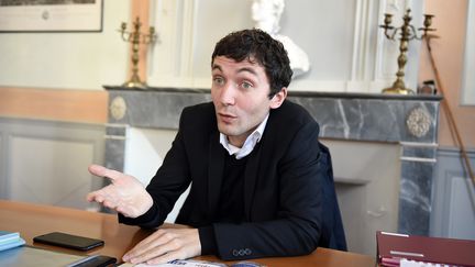 Julien Sanchez, maire de Beaucaire (Var), le 24 février 2015. (PASCAL GUYOT / AFP)