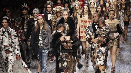 Dolce&amp;Gabanna automne-hiver 2017-18, à Milan, février 2017
 (Luca Bruno/AP/SIPA)