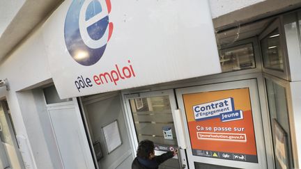 If the law is passed in the fall, the France Travail network will include Pôle emploi as the main operator.  (BOUTRIA LUC / MAXPPP)