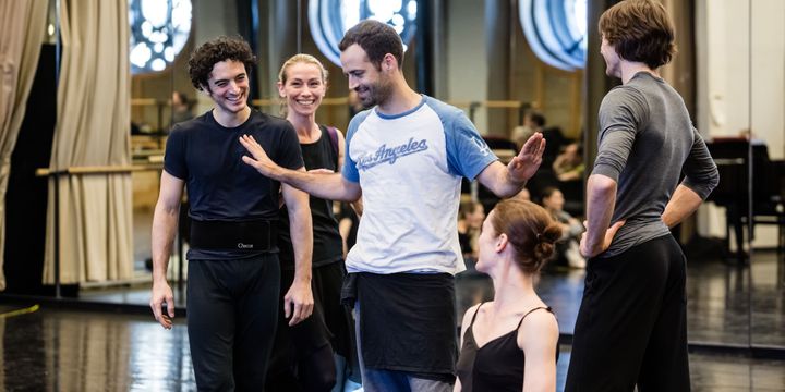 Benjamin Millepied en répétition pour "Daphnis et Chloé"
 (Agathe Poupeney/Opéra national de Paris)