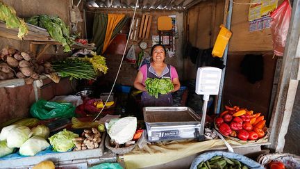 Originaire des montagnes de Huancayo, elle a été l'une des fondatrices du marché. Elle se lève tous les jours à 3h pour aller chercher des légumes frais pour fournir ses clients. «La vie ici était trop difficile pour les hommes, alors beaucoup sont partis. Mais nous, les femmes, nous sommes solidaires car nous voulons donnons un avenir à nos enfants», explique-t-elle.
 

 
  (REUTERS / Mariana Bazo)