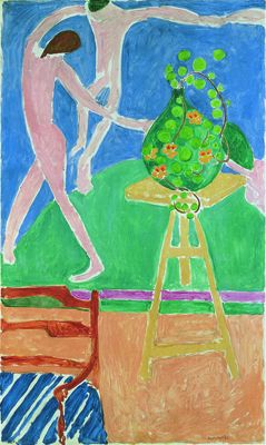 Henri Matisse, "Capucines &agrave; La Danse I", Issy-les-Moulineaux, printemps-d&eacute;but &eacute;t&eacute; 1912. (SUCCESSION H. MATISSE)