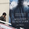 L'affiche de "Welcome to New York", le film d'Abel Ferrara. (VALERY HACHE / AFP)