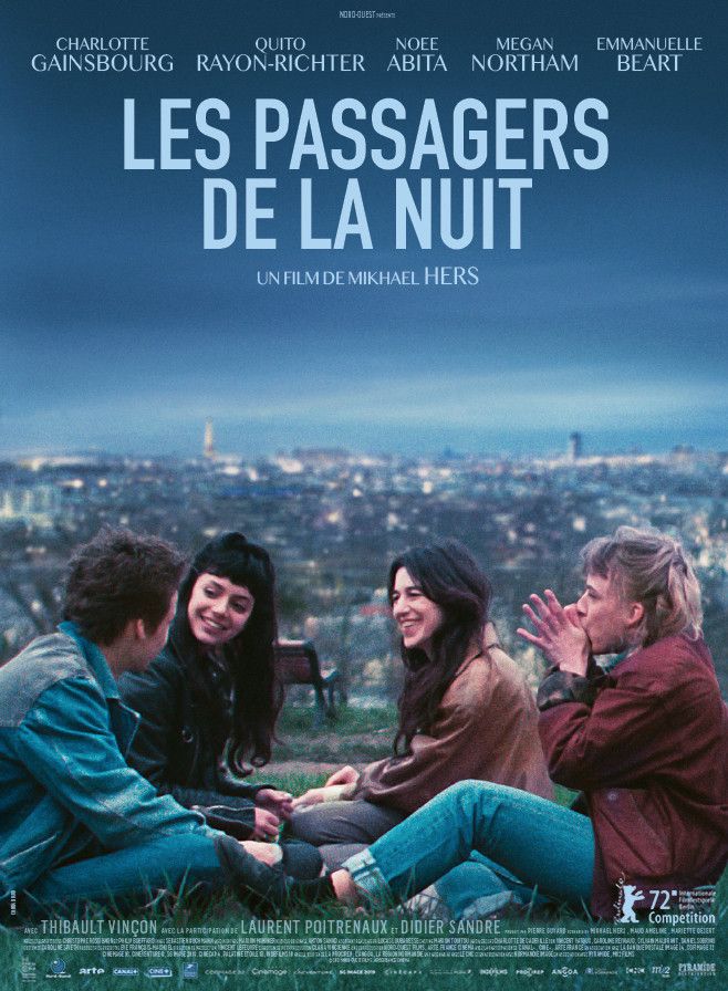 L'affiche des "Passagers de la nuit"de&nbsp;Mikhaël Hers (2022). (PYRAMIDE DISTRIBUTION)