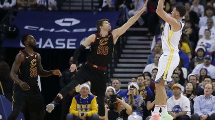 Klay Thompson et les Warriors s'offrent Cleveland pour Noël (TONY AVELAR/AP/SIPA / AP)