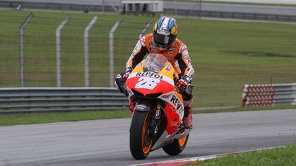 Dani Pedrosa meilleur temps des essais de la troisième journée à Sepang