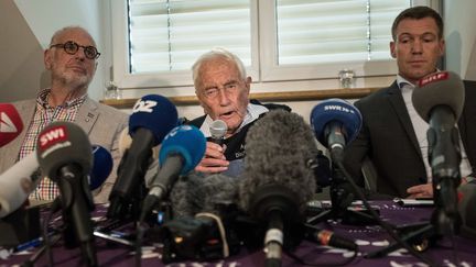 Le scientifique australien David Goodall, le 9 mai 2018 à Bâle (Suisse). (SEBASTIEN BOZON / AFP)