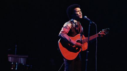 Johnny Nash à Londres en 1978.&nbsp; (TERRY LOTT / SONY MUSIC ARCHIVE)