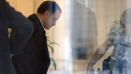 L'un des responsables de Bygmalion, Franck Attal, à Paris, le 9 octobre 2015. (FLORIAN DAVID / AFP)