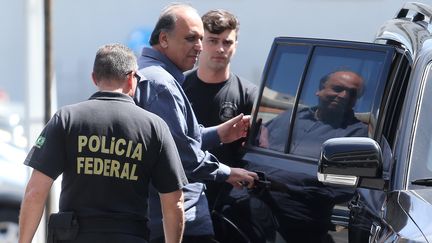 L'ancien gouverneur de Rio de Janeiro, Sergio Cabral, le 29 novembre 2018. (WILTON JUNIOR / ESTADAO CONTEUDO / AFP)