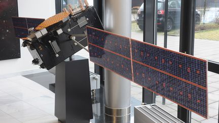 L'un des satellites pour le système de navigation européen Galileo. (INGO WAGNER / DPA)