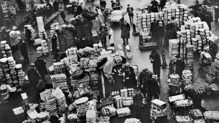 Le marché des Halles à Paris. (photo non datée) (STF / AFP)