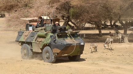 Des soldats français au Mali en 2016. Photo d'illustration. (PASCAL GUYOT / AFP)