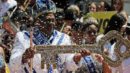 Le roi Momo le 17 février lance officiellement le carnaval de Rio
 (Vanderlei Almeida. AFP)