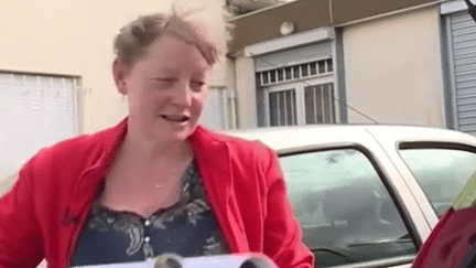 Christine Gagnaire, militante CGT et employée dans un supermarché de Bray-sur-Seine (Seine-et-Marne). (FRANCE 3)