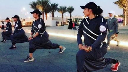 Femmes en Arabie saoudite en abaya sportive
 (Capture d&#039;écran instagram de Eman Joharjy)