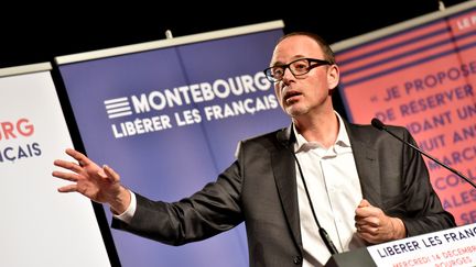 Yann Galut, porte-parole d'Arnaud Montebourg à la primaire de la gauche, à Bourges, le 14 décembre 2016. (MAXPPP)