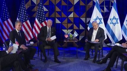 Guerre entre le Hamas et Israël : la visite éclair de Joe Biden en soutien à l'État hébreu (Franceinfo)