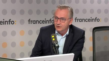 Laurent Guillot, directeur général du groupe Emeis (ex Orpea), sur franceinfo le 10 septembre 2024. (FRANCEINFO / RADIO FRANCE)