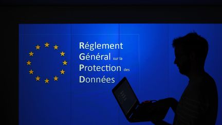 Le RGPD, adopté par le Parlement européen en 2016 et transposé in extremis dans le droit français, s'appliquera dans toute l'UE à partir du 25 mai (DAVID THIERRY  / MAXPPP)