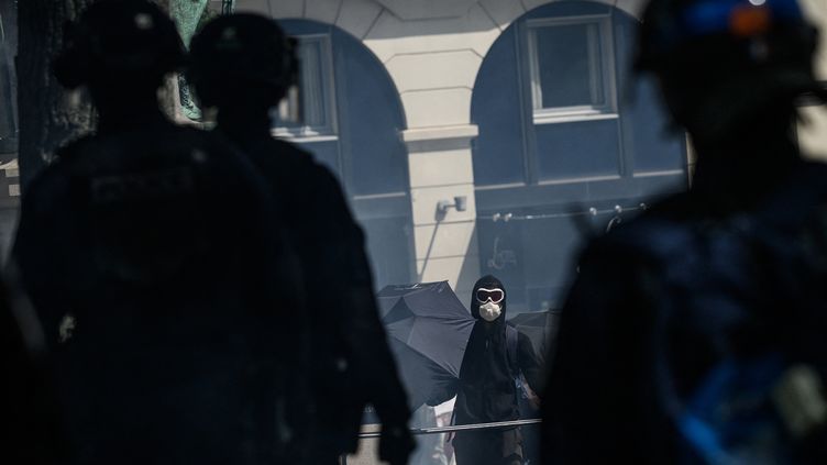 Demonstration against pension reform, in Nantes (Loire-Atlantique), May 1, 2023. (LOIC VENANCE / AFP)