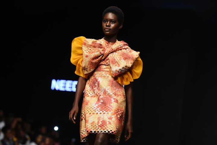 NeedlePoint à la Lagos Fashion Week, octobre 2018
 (PIUS UTOMI EKPEI / AFP)