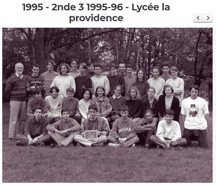 L'homme sur la photo originale est en fait un ancien professeur du lycée La Providence d'Amiens (Capture d'écran copainsdavant)