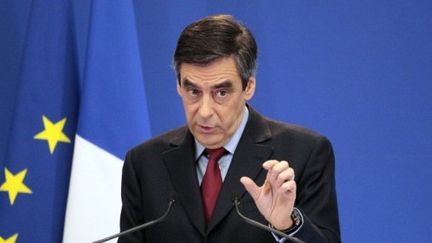 François Fillon en conférence de presse (30 janvier 2012) (AFP/JACQUES DEMARTHON)