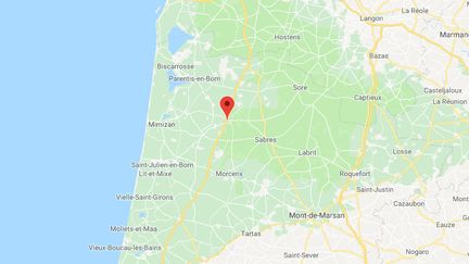 La commune de Labouheyre, dans les Landes. (GOOGLE MAPS)