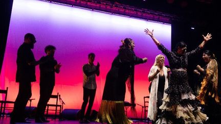 Esperanza Fernandez et Manuella Carrasco sur scéne au Festival de Flamenco de Mont de Marsan&nbsp; (Sebastien Zambon)