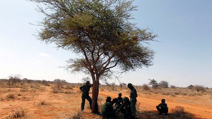 L’équipe des Lionnes, composé de huit femmes issues des différentes communautés massaïs a vu le jour en 2017. Une véritable révolution, dans cette société traditionnellement patriarcale. Etre massaï offre l’avantage de pouvoir rentrer plus facilement en contact avec les habitants des villages qui sont parfois furieux car leur bétail a été attaqué par des animaux sauvages.&nbsp;&nbsp; (NJERI MWANGI / REUTERS)