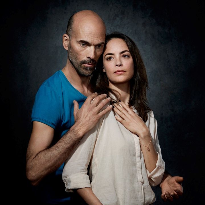 Sylvain Groud et Bérénice Bejo, à l'affiche de "Trois sacres". (GRÉGOIRE KORGANOW)