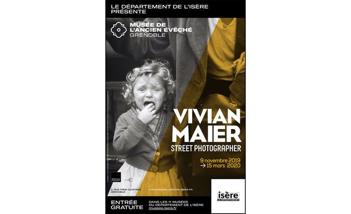 L'affiche de l'exposition Vivian Maïer (Musée de l'Ancien Évêché de Grenoble)