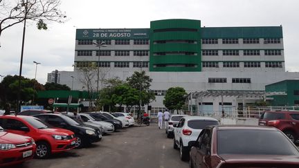 Un des 24 hôpitaux de Manaus, au Brésil, le 14 avril 2021. Face au variant brésilien du coronavirus, le système de santé local s'est retrouvé dépassé.&nbsp; (GILLES GALLINARO / RADIO FRANCE)