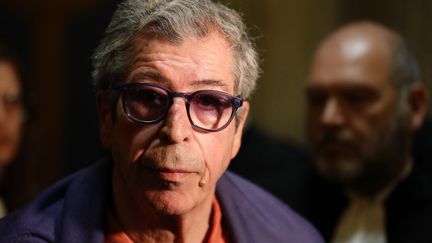 Patrick Balkany, le 27 mai 2020 à la cour d'appel de Paris. (THOMAS SAMSON / AFP)